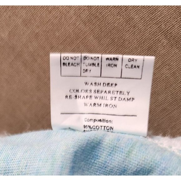 Rare Vassari Los Angeles Light Blue Crew Neck Men's Designer Shirt - Cut Edges - Picture 6 of 15